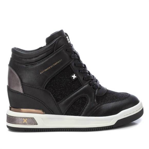 NEW XTI women's sporty booties in black - Picture 1 of 1